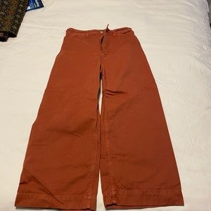 Free people wide leg crop pants